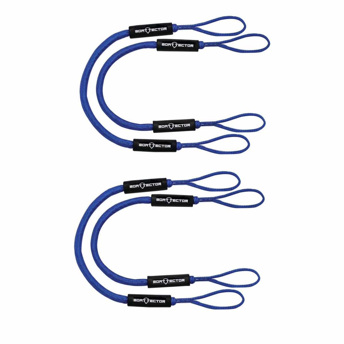 Extreme Max Qualifies for Free Shipping Extreme Max BoatTector Bungee Dock Line 4-pk 5' Blue #3006.3255