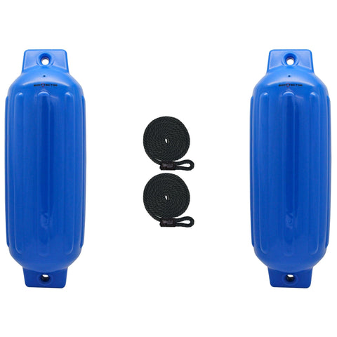 Extreme Max Not Qualified for Free Shipping Extreme Max BoatTector Fender 2-pk 10" x 30" Blue #3006.8535.2