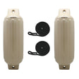 Extreme Max Qualifies for Free Shipping Extreme Max BoatTector Fender 2-pk 8.5" x 27" Sand #3006.7566