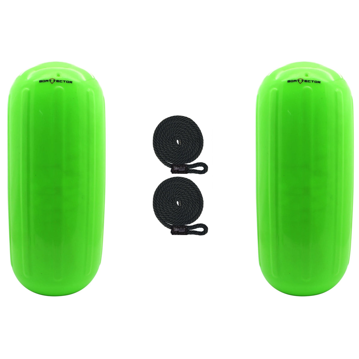 Extreme Max Qualifies for Free Shipping Extreme Max BoatTector HTM Fender 2-pk 6.5" x 15" Neon Green #3006.7721.2