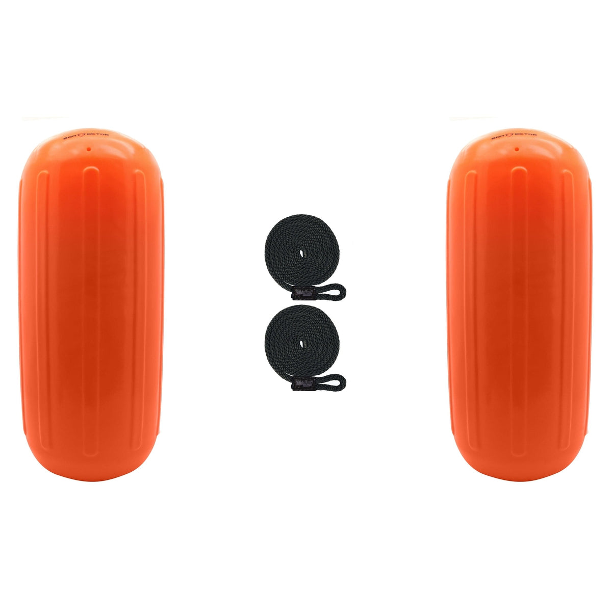 Extreme Max Qualifies for Free Shipping Extreme Max BoatTector HTM Fender 2-pk 6.5" x 15" Neon Orange #3006.7715.2