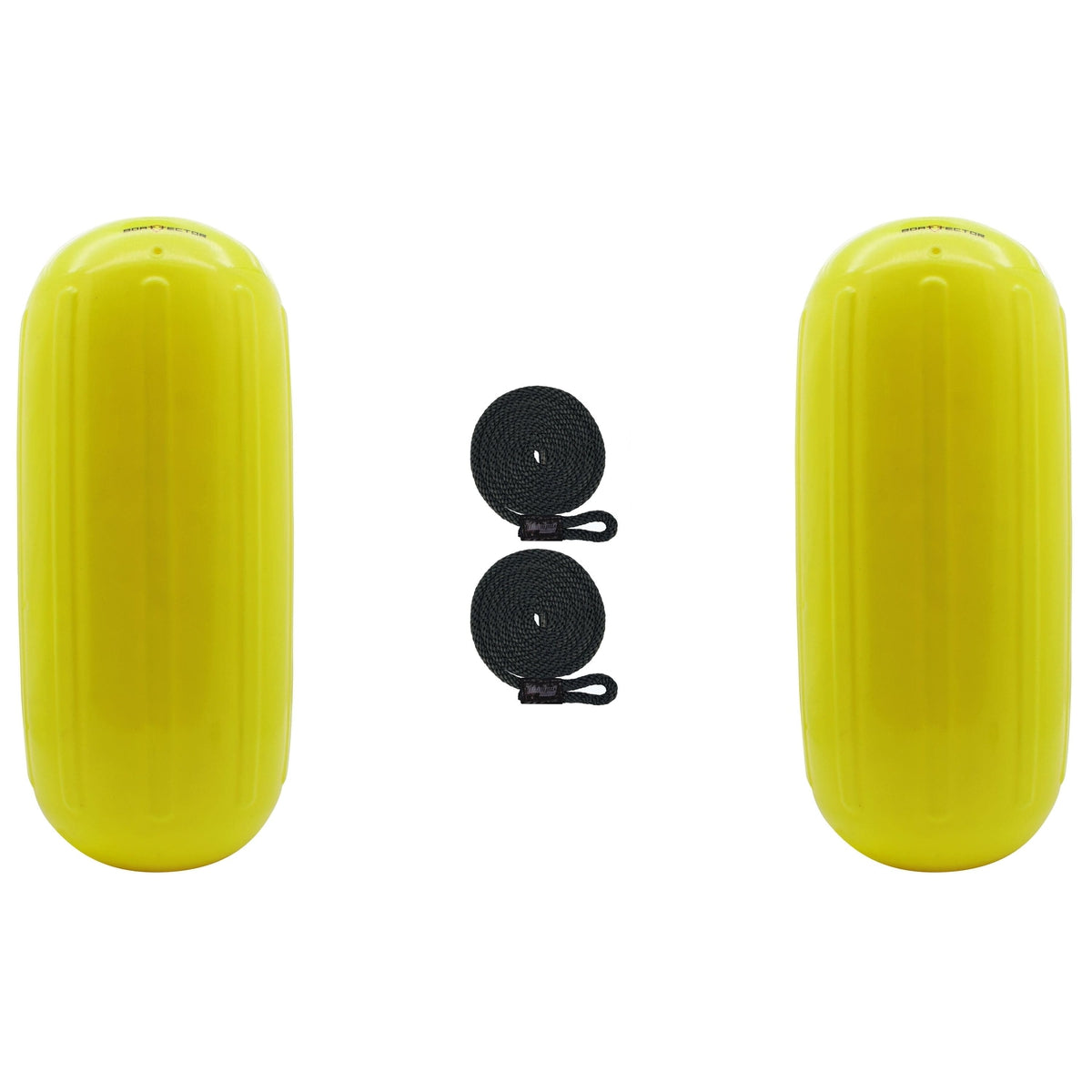 Extreme Max Qualifies for Free Shipping Extreme Max BoatTector HTM Fender 2-pk 6.5" x 15" Neon Yellow #3006.7718.2