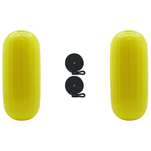 Extreme Max Qualifies for Free Shipping Extreme Max BoatTector HTM Fender 2-pk 6.5" x 15" Neon Yellow #3006.7718.2