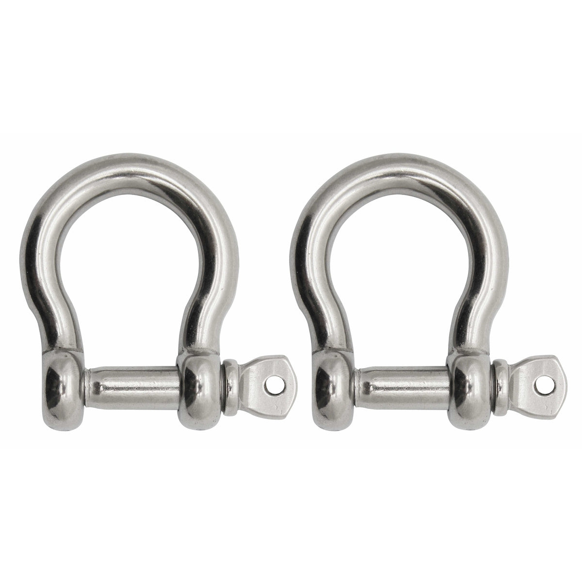 Extreme Max BoatTector SS Bow Shackle 1/2" 2-pk #3006.8297.2