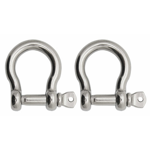 Extreme Max BoatTector SS Bow Shackle 1" 2-pk #3006.8309.2