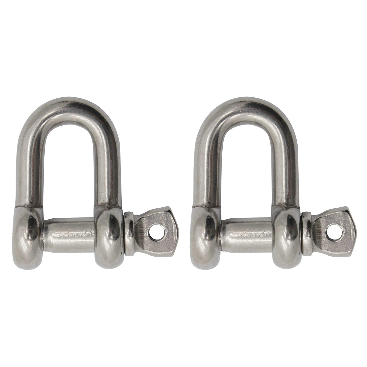 Extreme Max BoatTector SS Chain Shackle 1/2" 2-pk #3006.8273.2