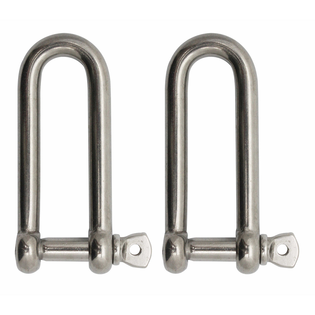 Extreme Max BoatTector SS Long D Shackle 1/2" 2-pk #3006.8209.2