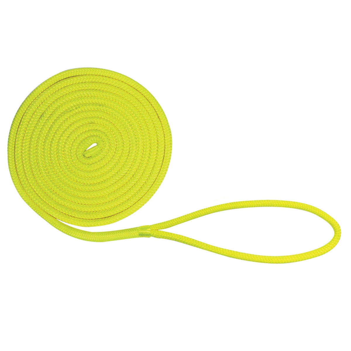 Extreme Max DB Nylon Dock Line 1/2" 20' Neon Yellow #3006.2459