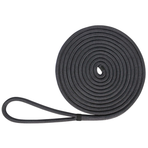 Extreme Max DB Nylon Dock Line 5/8" 25' Black #3006.2135