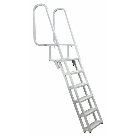 Extreme Max Deluxe Flip-Up Dock Ladder with Welded 6-Step #3005.3919