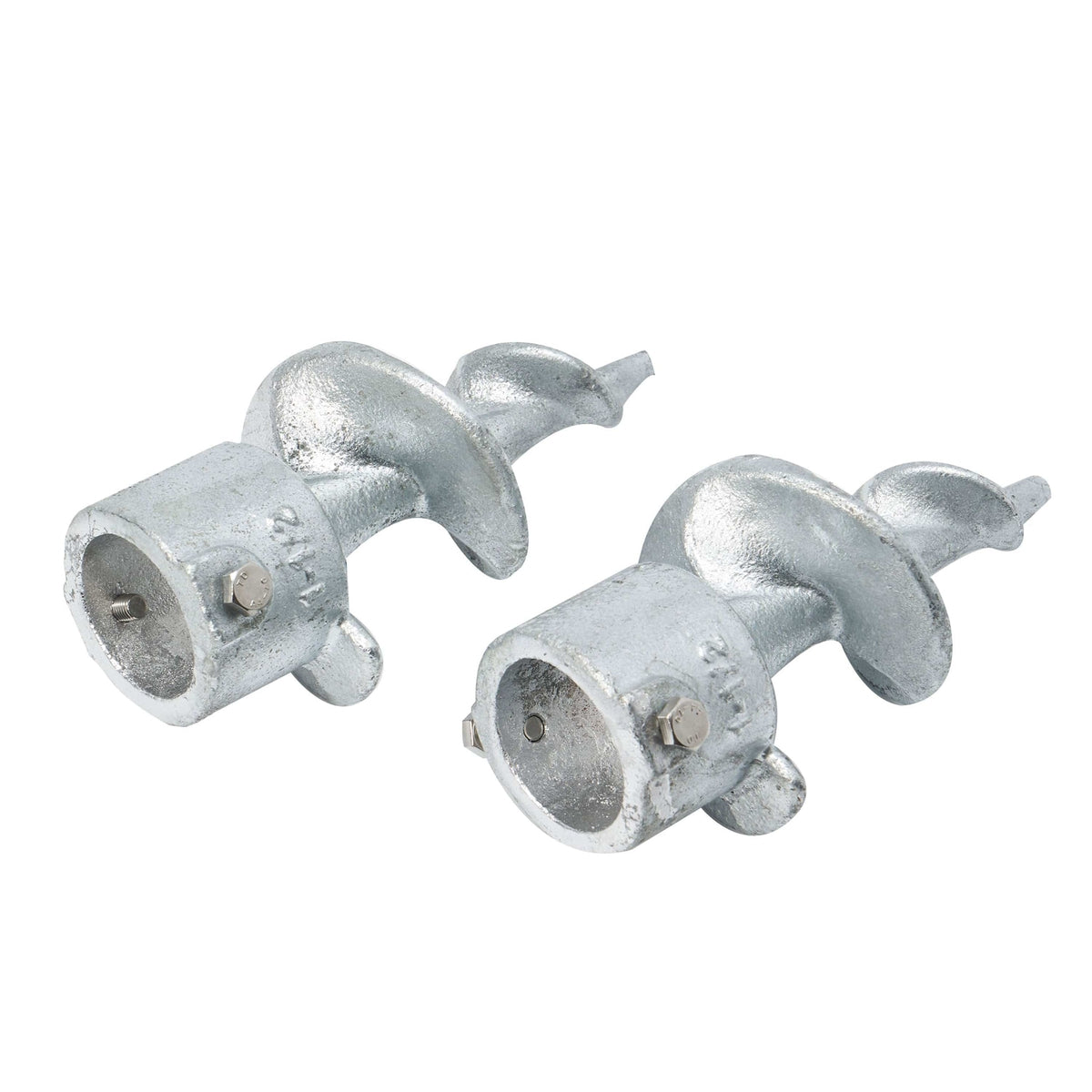 Extreme Max Qualifies for Free Shipping Extreme Max Galvanized Auger Foot for Dock Post 1-1/2" Pair #3006.6835
