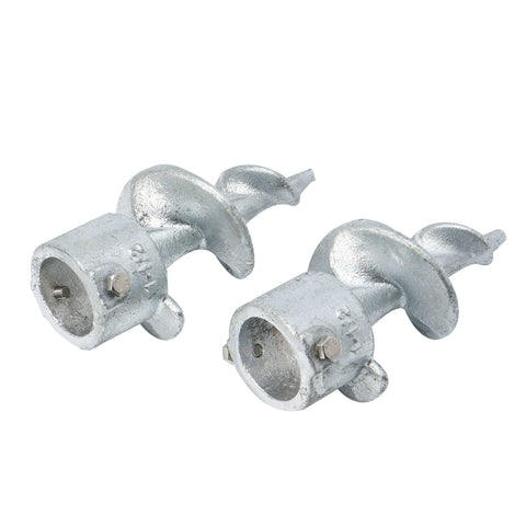 Extreme Max Qualifies for Free Shipping Extreme Max Galvanized Auger Foot for Dock Post 1-1/2" Pair #3006.6835