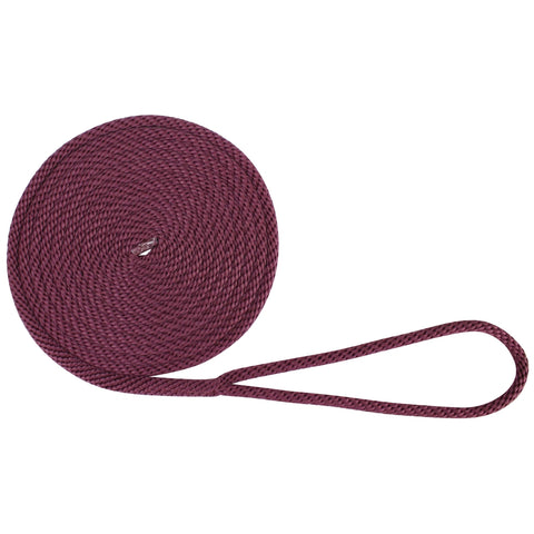 Extreme Max SB MFP Dock Line 1/2" 20' Burgundy #3006.2341