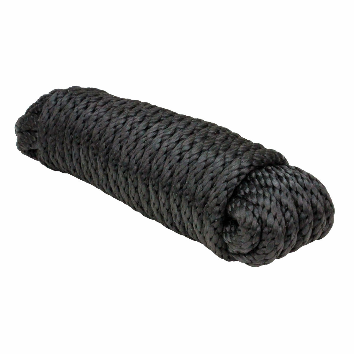Extreme Max Solid Braid MFP Utility Rope 1/4" 50' Black #3008.0007