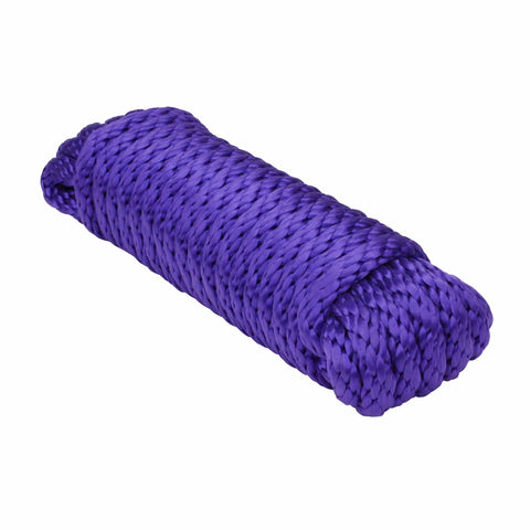 Extreme Max Solid Braid MFP Utility Rope 5/8" 10' Purple #3008.0259