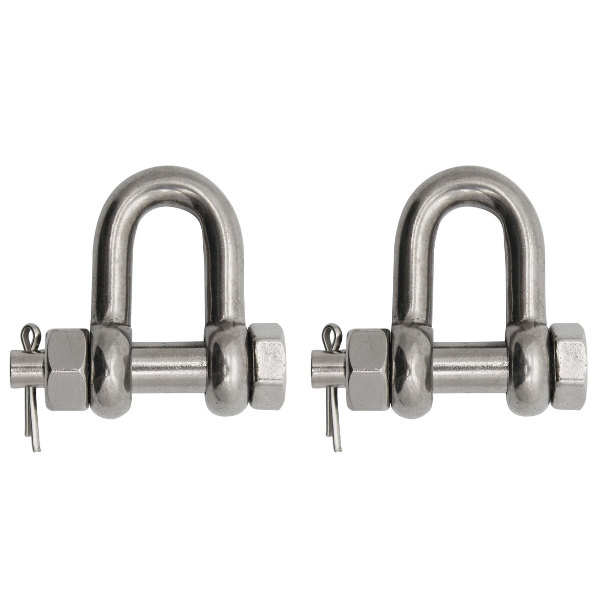 Extreme Max SS Bolt-Type Chain Shackle 5/8" 2-pk #3006.8354.2