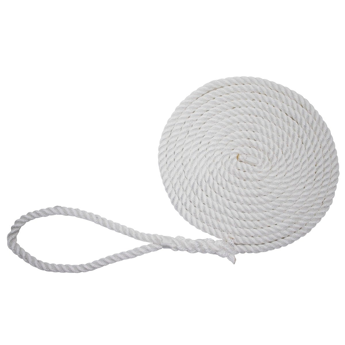 Extreme Max Twisted Nylon Dock Line 3/8" 15' White #3006.2813