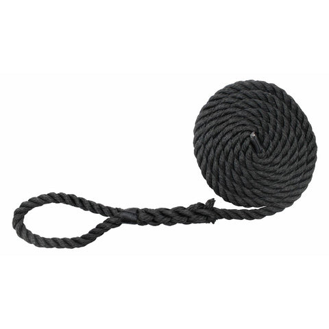Extreme Max Twisted Nylon Fender Line 2-pk 1/4" 6' Black #3006.2807