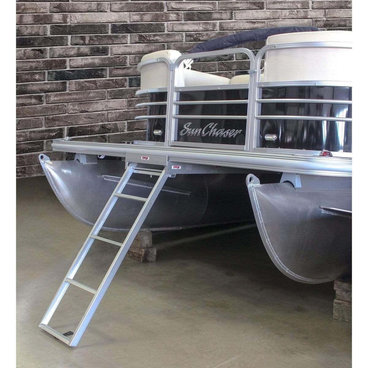 Extreme Max Not Qualified for Free Shipping Extreme Max Undermount Pontoon Ladder 4-Step #3005.3434