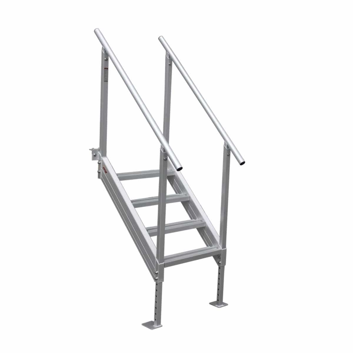 Extreme Max Not Qualified for Free Shipping Extreme Max Universal Mount Aluminum Dock Stair 4-Step #3005.3843