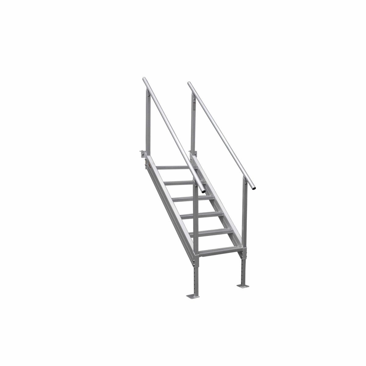 Extreme Max Not Qualified for Free Shipping Extreme Max Universal Mount Aluminum Dock Stair 6-Step #3005.3846