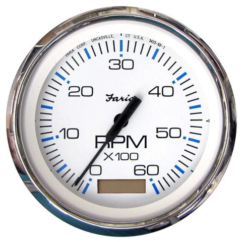 Faria Qualifies for Free Shipping Faria-0-6000 RPM Tachometer with Hourmeter #33832