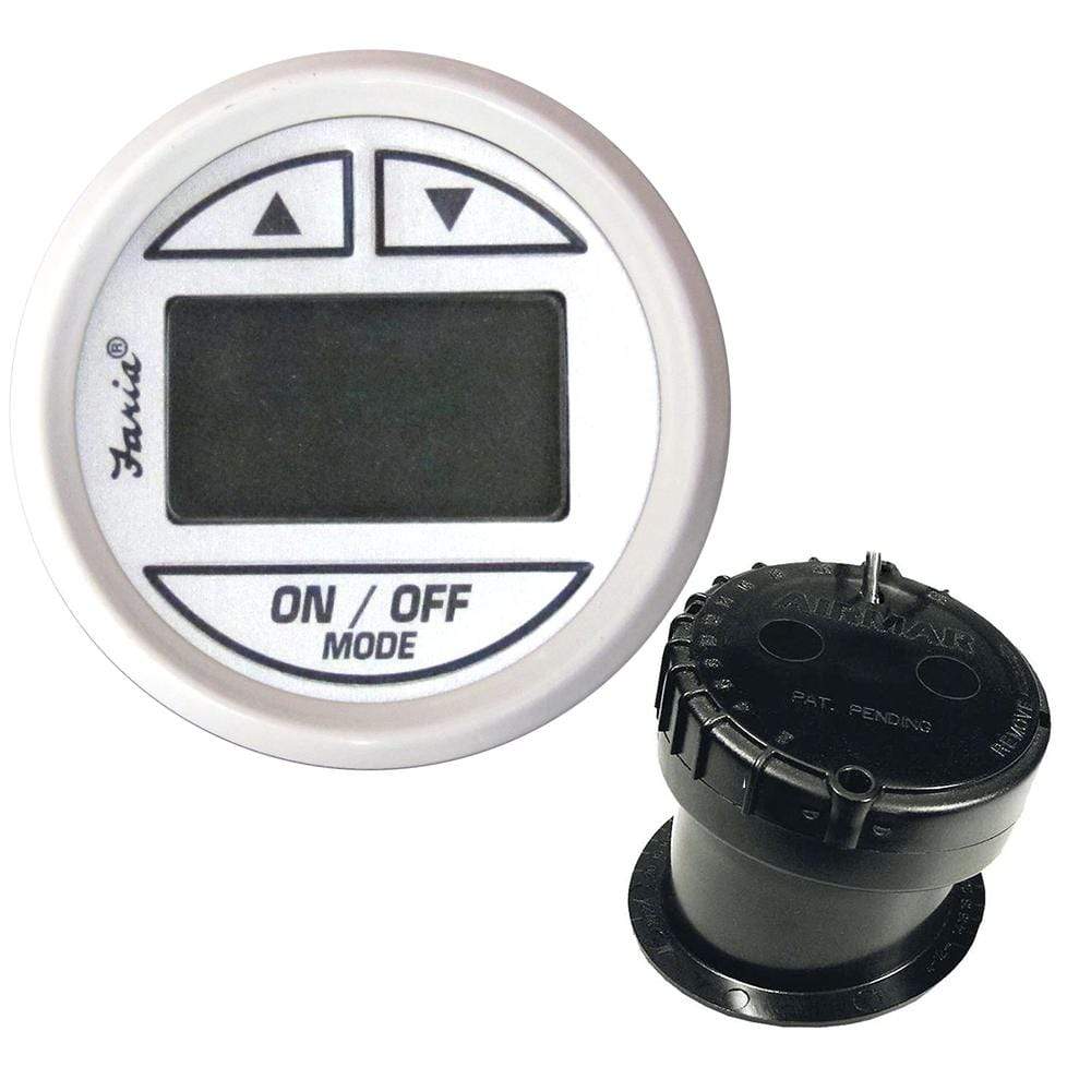 Faria Qualifies for Free Shipping Faria 2" Depth Sounder Kit Dress White #13151