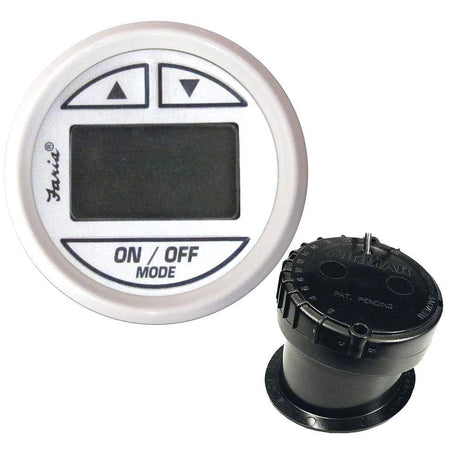 Faria Qualifies for Free Shipping Faria 2" Depth Sounder Kit Dress White #13151
