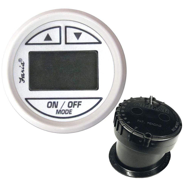 Faria Qualifies for Free Shipping Faria 2" Depth Sounder Kit Dress White #13151