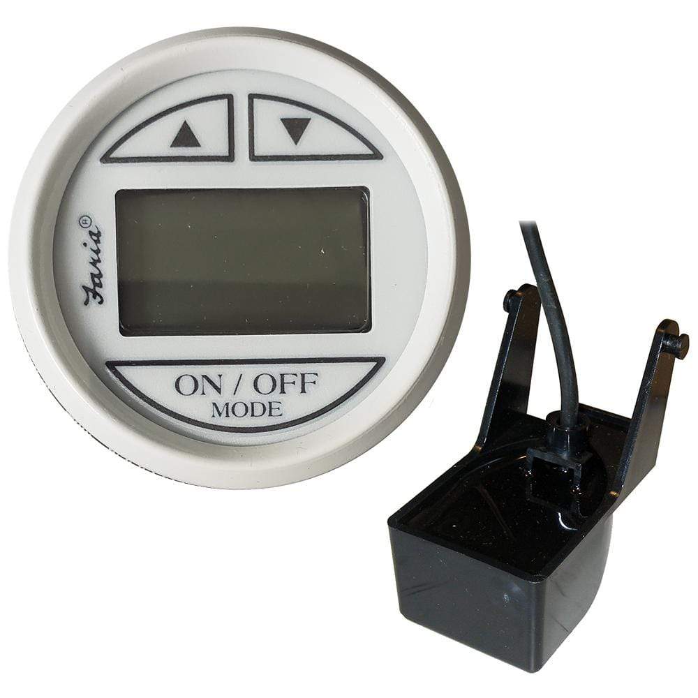 Faria Qualifies for Free Shipping Faria 2" Depth Sounder with Transom Mount Transducer #13150