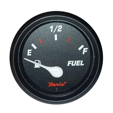 Faria Qualifies for Free Shipping Faria 2" Fuel Level Gauge Metric Professional Red #GP7283