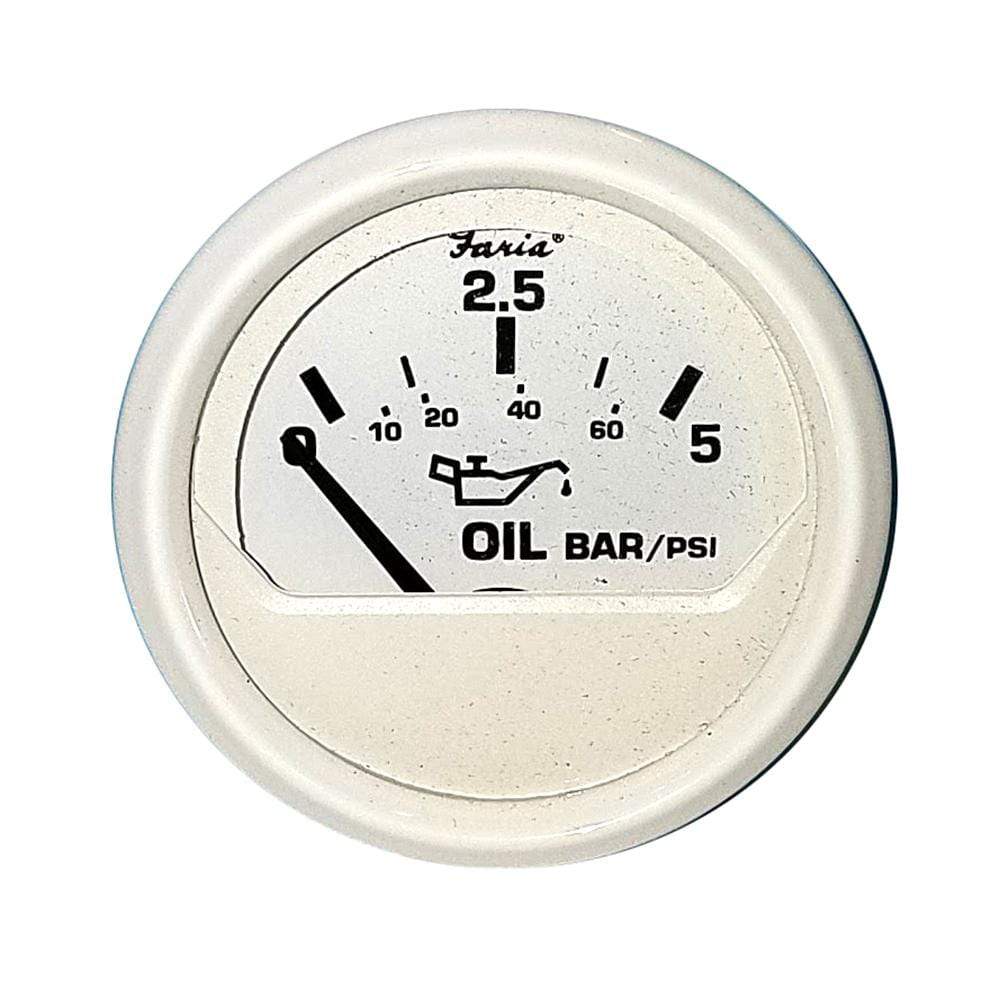 Faria Qualifies for Free Shipping Faria 2" Oil Pressure Gauge 5 Bar Metric #13103