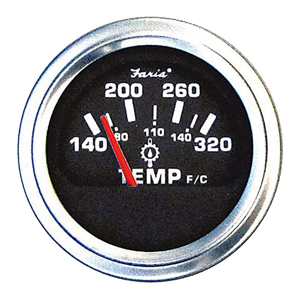 Faria 2" Oil Temperature Gauge 140-320 Degree F #GP0631