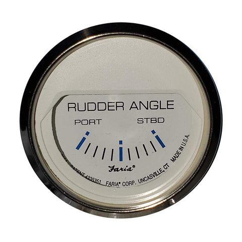 Faria Qualifies for Free Shipping Faria 2" Rudder Angle Indicator #13822