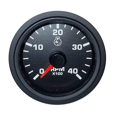 Faria Qualifies for Free Shipping Faria 2" Tach Variable Frequency 4000 RPM Gauge Black #TC5039