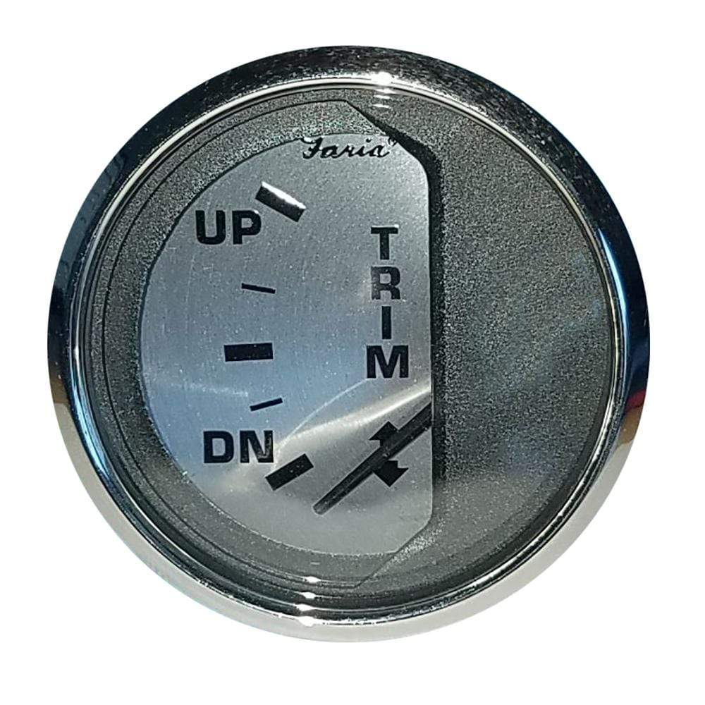 Faria Qualifies for Free Shipping Faria 2" Trim Gauge OMC Cobra/Volvo Sx Spun Silver Trim #F16018