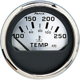 Faria Qualifies for Free Shipping Faria 2" Water Temp Gauge 100-250F Spun Silver #16004
