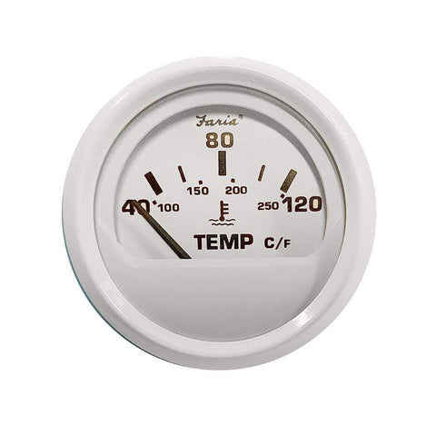 Faria Qualifies for Free Shipping Faria 2" Water Temp Gauge 40-120 C Metric #13112