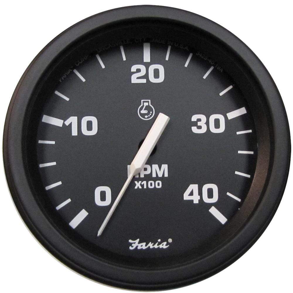 Faria Qualifies for Free Shipping Faria 4" HD Tachometer 4000 RPM Diesel #TD9135B