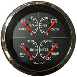 Faria Qualifies for Free Shipping Faria 4" Multi-Function Gauge Fuel/Oil Press/Volt/Water Temp #GF0035