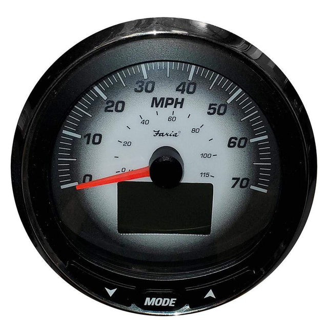 Faria Qualifies for Free Shipping Faria 5" Muktifunction Gauge 70 MPH LCD without PP Depth Black #MGS023