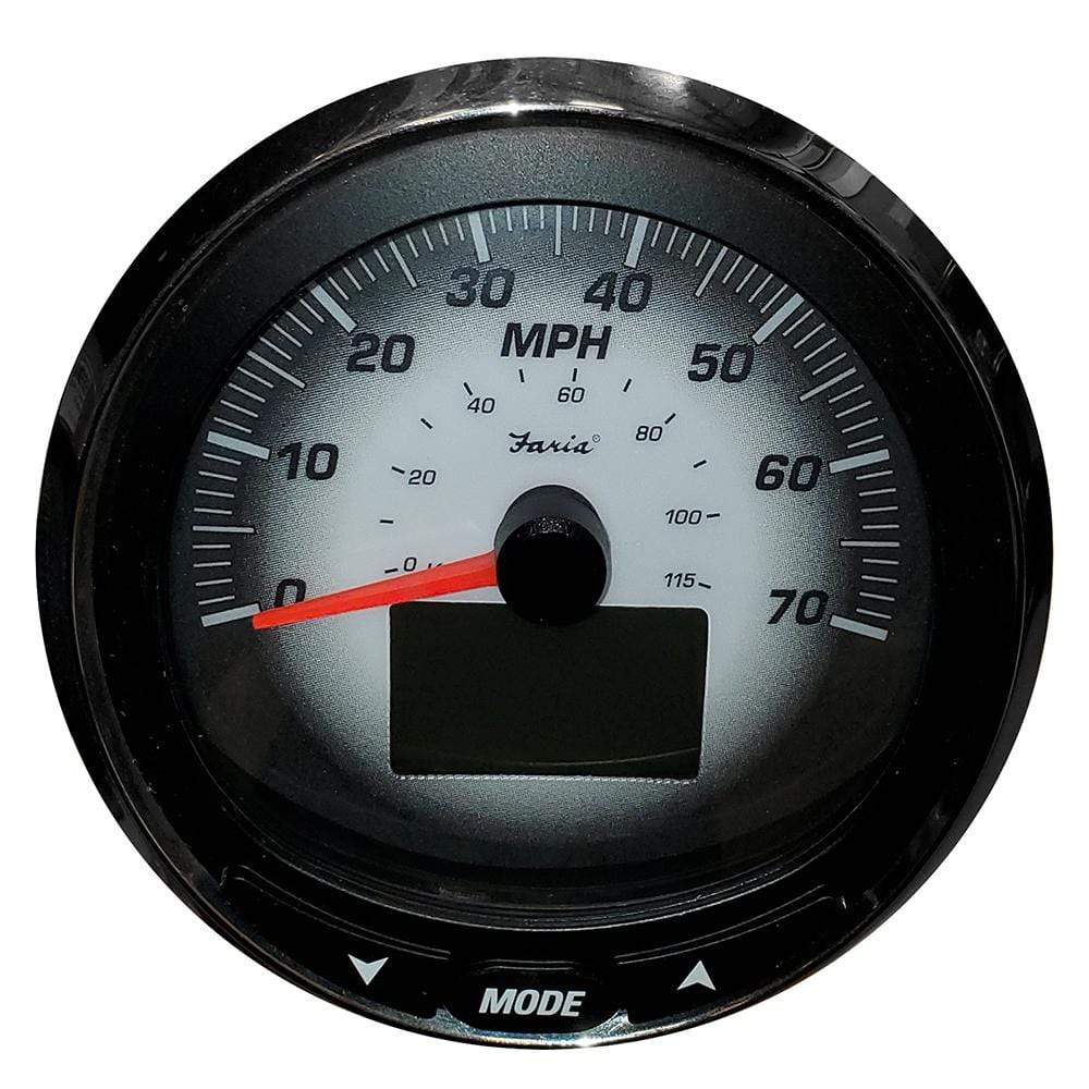 Faria Qualifies for Free Shipping Faria 5" Muktifunction Gauge 70 MPH LCD without PP Depth Black #MGS023