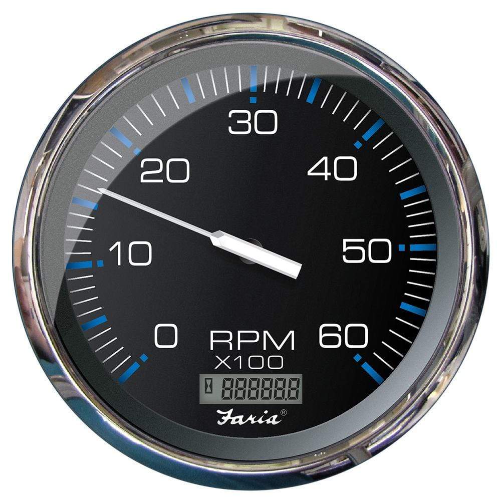 Faria Qualifies for Free Shipping Faria 5" Tachometer with Digital Hourmeter 6000 RPM #33763