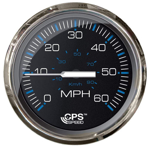 Faria Qualifies for Free Shipping Faria Chesapeake Black SS 4" Speedometer 60 MPH GPS #33749