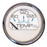 Faria Qualifies for Free Shipping Faria Chesapeake Cylinder Head Temp Gauge & Sender White SS 2