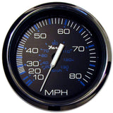 Faria Qualifies for Free Shipping Faria Chesapeake SS Black Speedometer 10-80 MPH Mechanical #33705