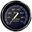 Faria Qualifies for Free Shipping Faria Chesapeake SS Black Tach 0-7000 RPM Universal Outboard #33718
