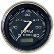 Faria Qualifies for Free Shipping Faria Chesapeake SS Black Tach with Hourmeter 0-6000 RPM Inboard #33732