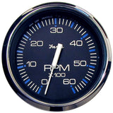 Faria Qualifies for Free Shipping Faria Chesapeake SS Black Tachomater 0-6000 RPM Gas I/O #33710