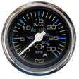 Faria Qualifies for Free Shipping Faria Chesapeake SS Black Water Pressure Gauge 2" 30 PSI #13712